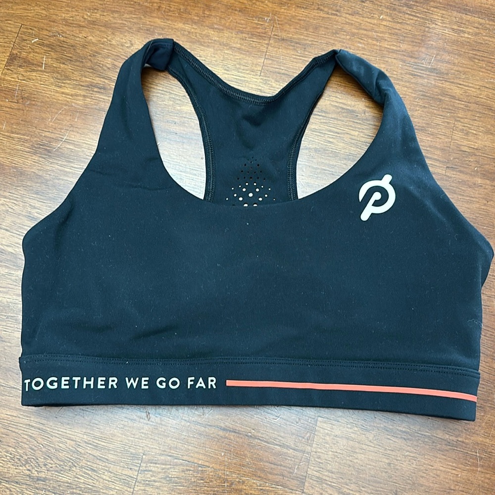 Black Peloton Sports bra